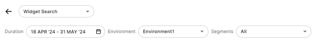 widget search filter